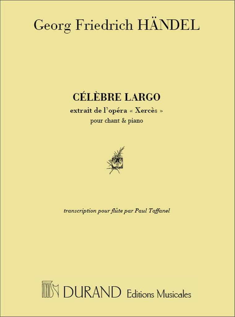 Largo Air Extrait De L'Opera Xerxes